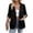 Black#1, variant on Women's Solid Blazer Business Casual Open Front Long Sleeve Suit Jacket with Pockets - Lightweight Polyester Work Office Layering Piece