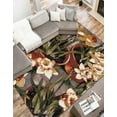 thumbnail image 3 of Unique Loom Outdoor Botanical Collection Area Rug - Verdure (7' 10" x 10' Rectangle Multi/Beige), 3 of 8
