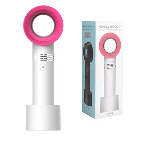 

2 PCS New Portable USB Rechargeable Mini Fan Eyelash Fan Dryer Bladeless Handheld Fan for Eyelash Extension Air Conditioning Blower for Essential Eyelash Extension Supplies