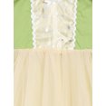 thumbnail image 6 of HWJAD Princess Dress for Toddler Girls Puff Short Sleeve Birthday Party Dresses for 2-7Y Kids Girl, 6 of 8