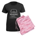 thumbnail image 5 of CafePress - Book Lover Gifts A Day Without Reading Is Like.. - Women's Short Sleeve Print T-Shirt and Pants Dark Cotton Pajama Set, 5 of 7