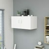 Wall Mounted Cabinet White 31.5"x15.4"x15.7" Chipboard