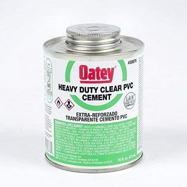 Oatey Pvc Cement Low Voc 16 Oz Clear