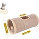thumbnail image 2 of Juguete para gatos con forma de tubo de conejo, túnel de agilidad para gatos, túnel de juego plegable hecho de gamuza para todos los gatos y animales pequeños., 2 of 6