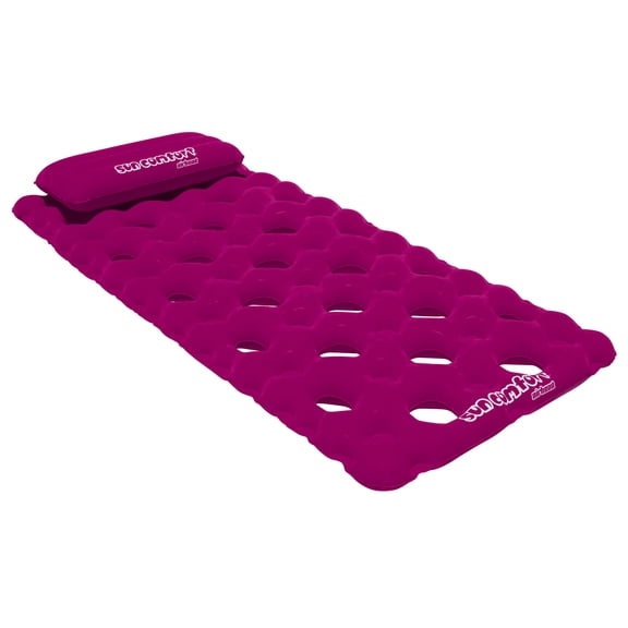 SUN COMFORT COOL SUEDE Pool Mattress, Raspberry