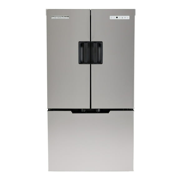 Norcold Refrigerator /Freezer N15DCSS Refrigerator /Freezer; Dual Compartment 3 Door Refrigerator With Freezer; Permanent; 15 Cubic Foot; 6.5 Amp Draw At 12 Volt DC; Direct Current Only