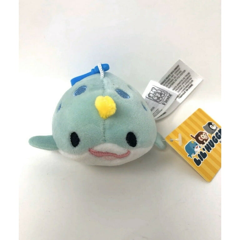 Set of 2 Fiesta Toys Lil Huggy Stan Shark and Lyssa Narwhal Keychains 3.5