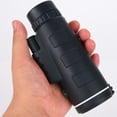thumbnail image 2 of Monocular 40X60 HD Monocular de visión nocturna con poca luz con lupa de brújula Conexión de teléfonos móviles para tomar fotos con bolsa de cuerda con cubierta antipolvo YUNYI BRAND  Deportes, 2 of 5