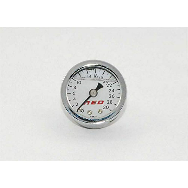 AED Performance 1-1/2 Fuel Press. Gauge 0-30psi Liquid Filled 6103 AED Performance 1-1/2 Fuel Press. Gauge 0-30psi Liquid Filled 6103