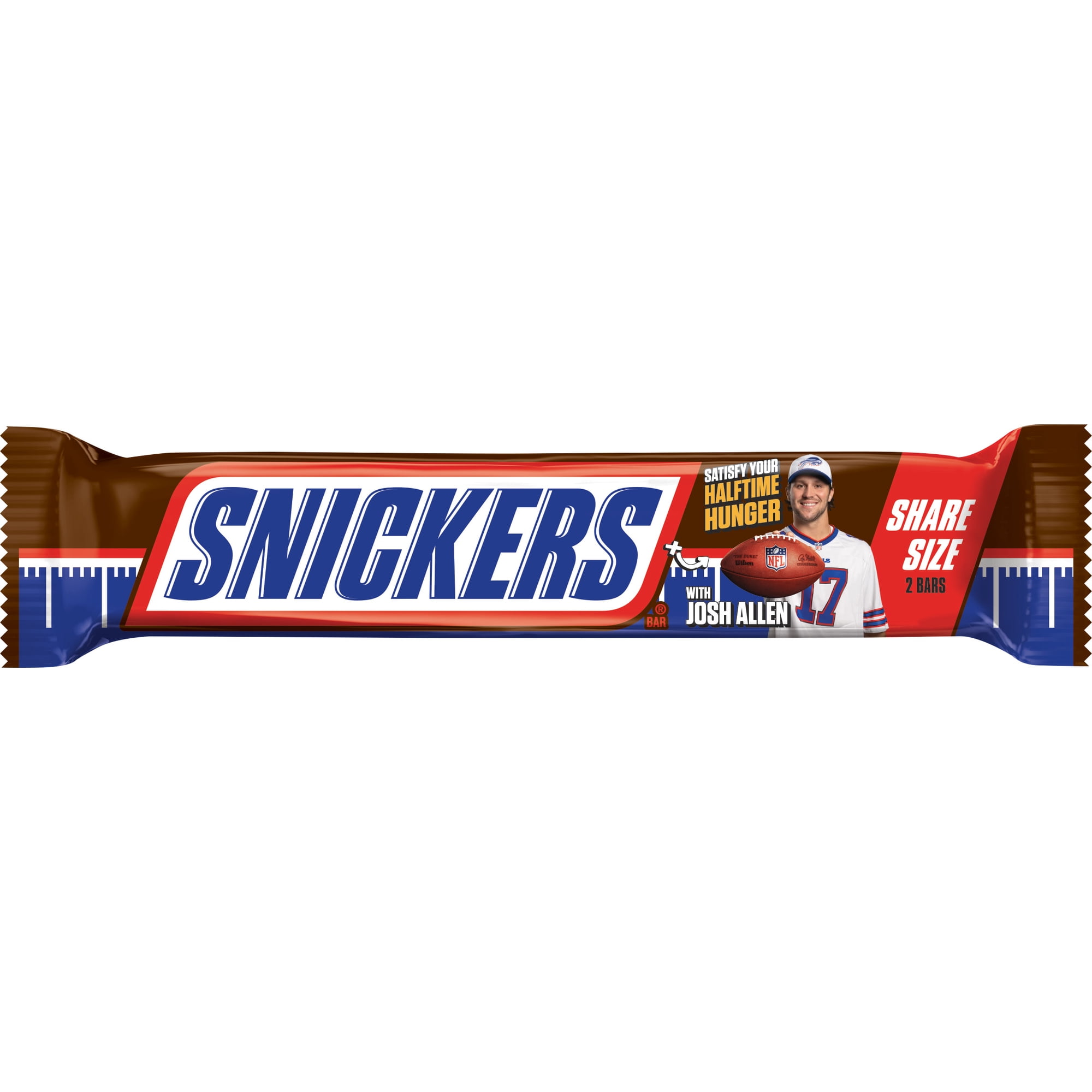 Snickers Milk Chocolate Candy Bars, Share Size - 3.29 oz