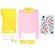thumbnail image 1 of Silla plegable para champú para niños, ajustable, con dibujos animados, color rosa, 1 of 14