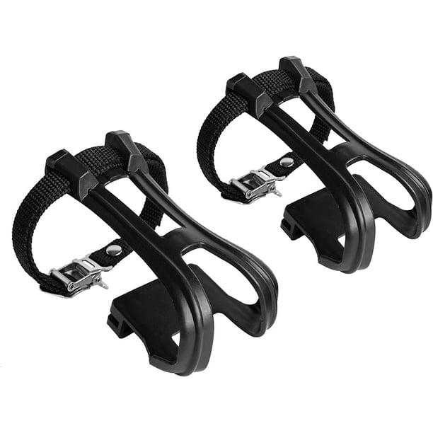 Bicycle Toe Clip with Nylon Strap Bicycle Mountain Road Bike for