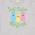 thumbnail image 4 of Inktastic Funny Easter Just Chillin' with My Peeps Boys or Girls Baby T-Shirt, 4 of 5