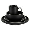 thumbnail image 6 of Gibson Home Zuma Nuevo 32 Piece Plates, Bowls, and Mug (Service for 8) Dinnerware Set - Black, 6 of 8