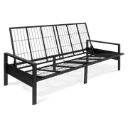 Milliard Full Size Black Metal Futon Frame