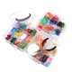 thumbnail image 1 of 26300 Uds de Semils de Plástico 2mm/3mm/4mm Pequeñas Artesanías Cuerda Elástica para Colgantes Colres Fabric Gloria Cuentas espaciadoras, 1 of 9