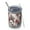 Halloween Skulls Ravens, variant on 12oz Tumblers Halloween Skeletons and Pumpkins Vacuum Insulated Stainless Steel Travel Tumbler Cups Mug with Lid and Straw for Beer,Coffee,Beverages with Cleaning Brush for Cold & Hot Drinks