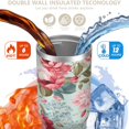 thumbnail image 3 of 30 Oz Tumbler Oil Painting Tumbler with Lid and Straw, Birthday Gift Cup for Friend Women Men Coffee Travel Mug Thanksgiving Day Halloween Christmas Gift Water Bottle, 3 of 7