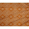 thumbnail image 4 of oneOone Polyester Lycra Orange Fabric Geometric Bandhani Craft Projects Decor Fabric Printed By The Yard 56 Inches Wide, 4 of 4