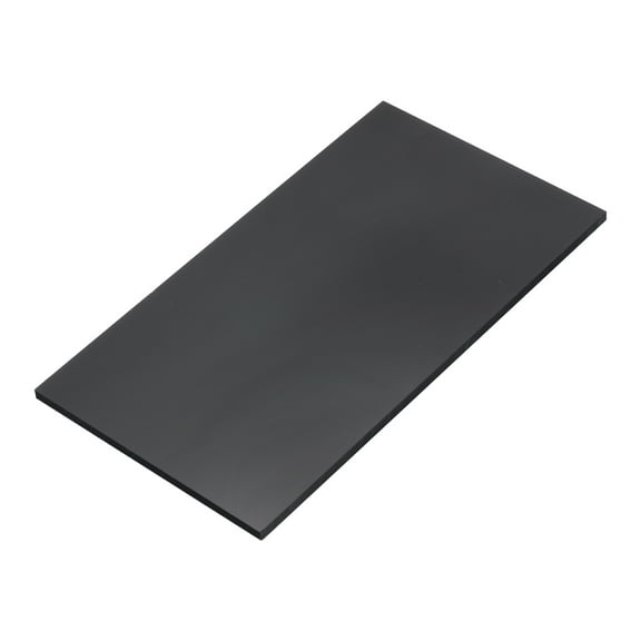 Black ABS Plastic Sheet 7 x 4 x 0.16 Inch for Building Model, DIY Crafts, Pack of 1 Pcs
