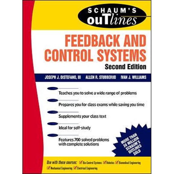 Pre-Owned Schaum's Outline of Feedback and Control Systems, Second Edition (Schaum's Outline Series) Paperback