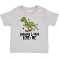 thumbnail image 3 of Inktastic Grammy and Papa Love Me Dinosaur Grandson Boys Baby T-Shirt, 3 of 5