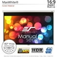 thumbnail image 4 of 100IN M100XWH MANUAL PULLDOWN SCREEN 16:9 DUAL WALL CEILING INST, 4 of 10