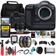 thumbnail image 1 of Canon EOS R3 Mirrorless Camera with RF 50mm f/1.8 STM Lens, Full-Frame, 6K RAW + Essential Bundle (International Model), 1 of 9