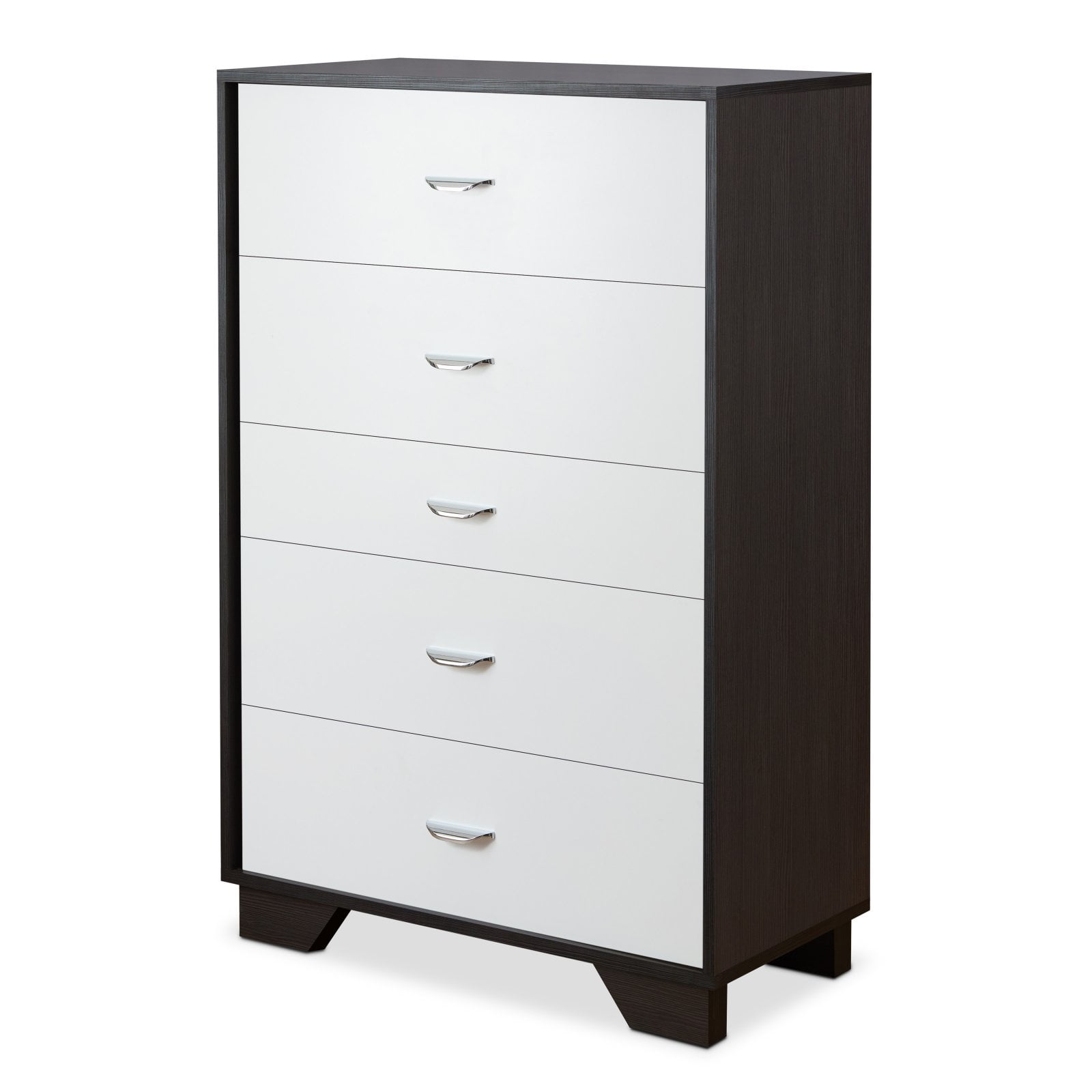 Acme Furniture Eloy White Espresso Chest With Five Drawers