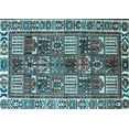thumbnail image 1 of Ahgly Company Indoor Rectangle Persian Light Blue Traditional Area Rugs, 6' x 9', 1 of 4