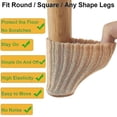 thumbnail image 4 of Protectores de patas de silla, 24 piezas, calcetines elásticos para muebles, botines, 4 of 5