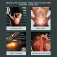 thumbnail image 4 of Guardurnaity Masajeador de fascia muscular de 12 engranajes, compresa caliente, masajeador recargable de pulso, suministro de relajación portátil de mano masajeadores Negro, 4 of 6
