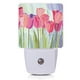 thumbnail image 1 of Lámpara Smoaffly Pink Tulip LED con sensor automático de luz nocturna, 1 of 7