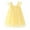 Yellow, variant on AJTQTH Summer Mesh Sundress for Toddler Baby Girls Cute Summer Solid Color Flying Sleeve Square Neck High Rise Princess Dress Flowy Layered Midi Dress Blue 2-3Years