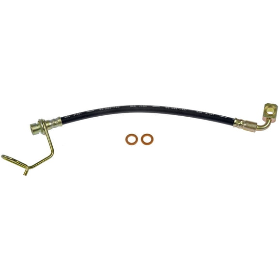 Dorman H621314 Rear Driver Side Brake Hydraulic Hose for Specific Dodge Models Fits select: 2007-2011 DODGE NITRO