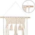 thumbnail image 4 of Bohemian Style Hat Storage Rack Creative Retro Handmade Cotton Rope Woven Wall Display Rack Cloakroom Finishing Rack for Storing Hats, 4 of 9