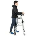 thumbnail image 1 of Gymax Folding Standard Walker Adjustable Rehabilitation Auxiliary Walking Frame, 1 of 10