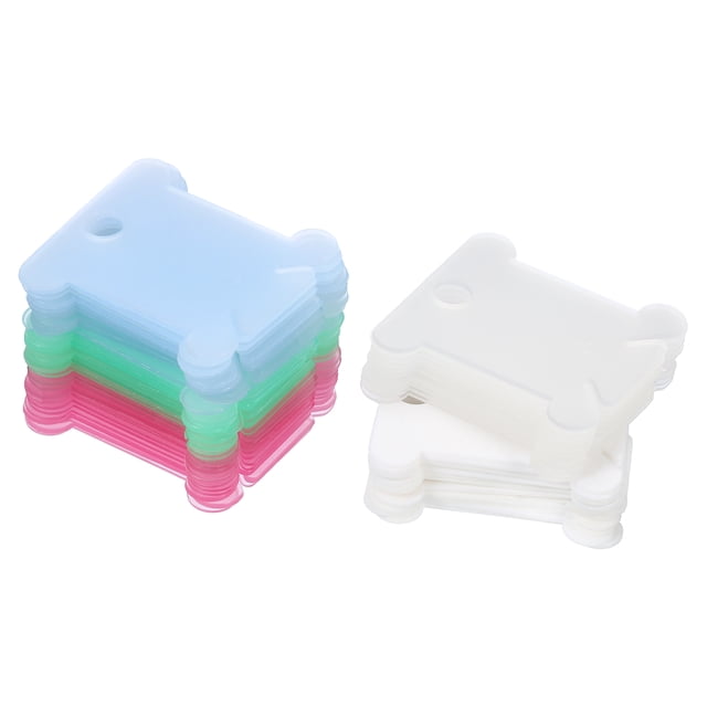 Unique Bargains Plastic Floss Bobbin Sewing Thread Card Board, Multicolor 150 Pack
