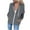 Gray-Fashion Sweatshirts, variant on Womens Zip Up Fleece Hoodies Plus Size Solid Color Hooded Sweatshirt Travel Sweater Tops Work Long Sleeve Shirts Winter Fashion