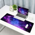 thumbnail image 6 of Gaming Mouse Pad, Large Mouse Pads for Desk, Non-Slip Rubber Base Mousepad, Keyboard Mouse Mat Desk Pad with Stitched Edges, 31.5x11.8 inch Galaxy, 6 of 6