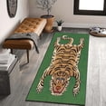 thumbnail image 2 of Tiger Skin Hallway Runner, Tiger Figure Rug, Livingroom and Bedroom Rug, Tiger Pattern Rug, Runner, Animal Pattern Rugs, Bengal Tiger, 2 of 8