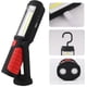 thumbnail image 4 of Luz de trabajo LED recargable con linterna LED magnética, lámpara de inspección COB inalámbrica, batería de 2200 mAh, para exteriores, camping, taller, emergencia, garaje (roja), 4 of 5