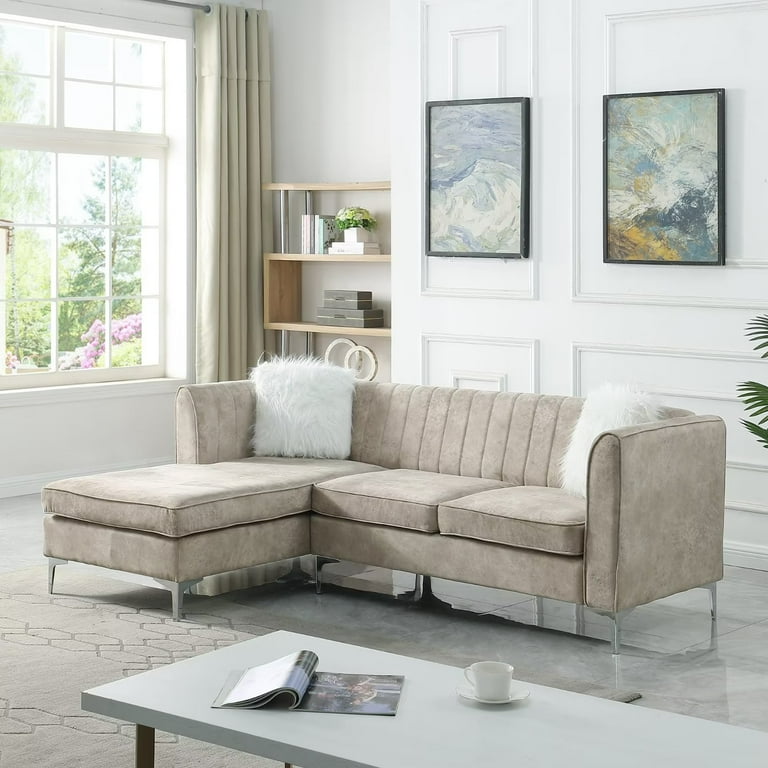 L shaped sectional left on sale facing