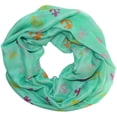 thumbnail image 2 of Peach Couture All season Infinity Loop Scarves Chevron Anchor Print, 2 of 2