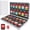 Plaid Grey White, variant on Switch Game Case with 24 Game Holder Compatible for switch 2(2025) &Switch OLED Game Card Compact Switch Cartridge Case-Plaid Red Blue