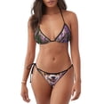 thumbnail image 1 of Fotbe Dog in Lavender Flowers Traje de Baño para Mujer de Dos Piezas – Bikini Sexy de Tirantes Tipo Halter con Diseño Triangular, 1 of 6