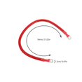 thumbnail image 2 of 4AWG Battery Cable Pure Copper Red Ground Wire Connection For Emergency 50cm 1Pack, 2 of 5