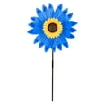 thumbnail image 2 of Spencer Sunflower Wind Spinner Windmill Sculpture Outdoor Garden Pinwheels Decor for Home Outside Yard Lawn Art Decoration, Blue, 2 of 10