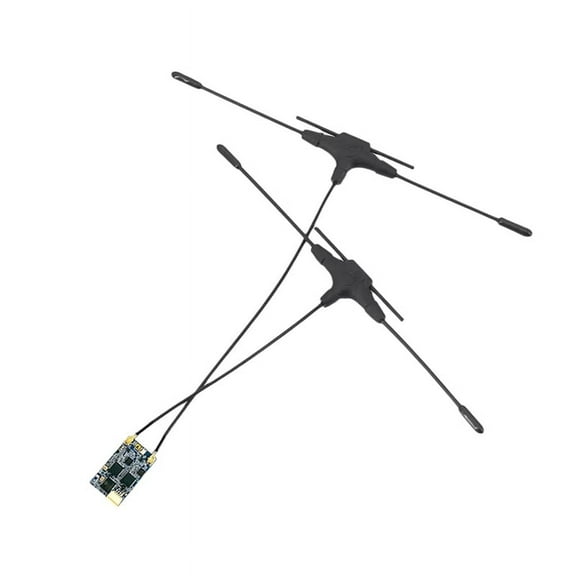 900Mhz 2.4Ghz RX Receiver ELRS RX Gemini Receiver ExpressLRS RX for RC FPV Racing Long Range Drone 80x1/120x1MM,1 * Receiver,Random