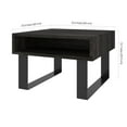 thumbnail image 5 of Bestar 104162-000022 Lyra End Table, Black Oak - 23. 6 x 23. 6 x 15. 63 in., 5 of 9